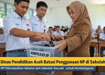 Dinas Pendidikan Aceh Batasi Penggunaan HP di Sekolah