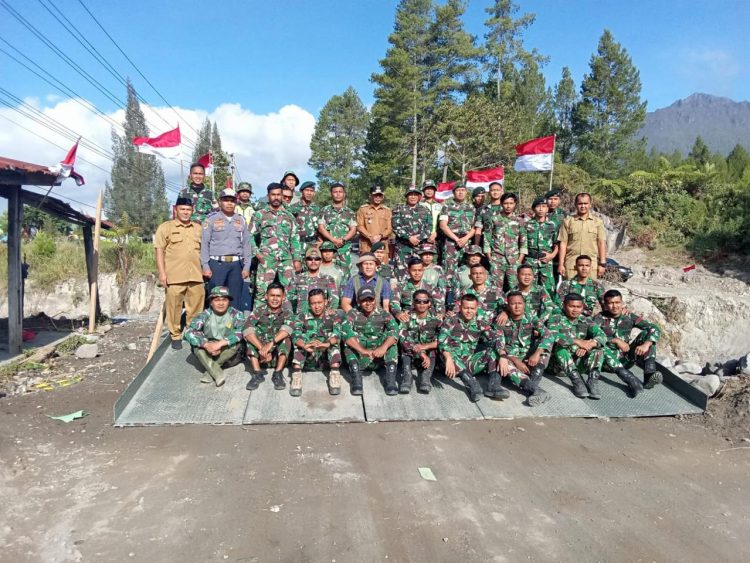 Jembatan Bailey di Bukit Resmi Dibuka, Akses Transportasi Pulih