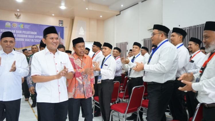 Menuju Haji 2026, Wagub Fadhlullah Buka Diklat PPIH Kloter Embarkasi Aceh
