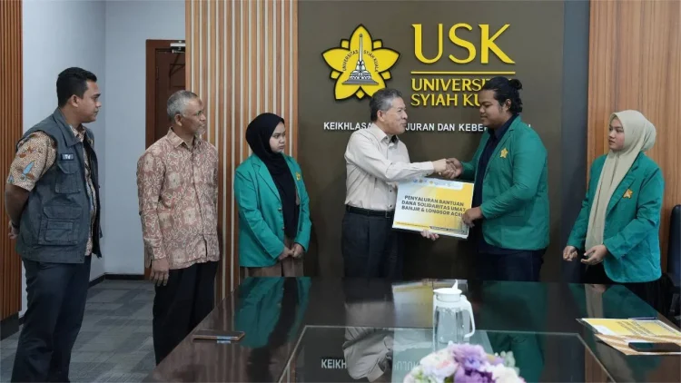 USK Santuni Mahasiswa Korban Bencana Rp25 Juta, Bebaskan UKT hingga Lulus