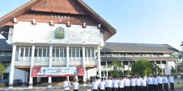 Apel Perdana Usai Lebaran, Sekda Aceh Ajak ASN Perkuat Disiplin dan Kinerja