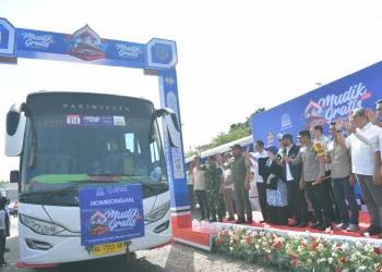 Mudik Gratis Pemerintah Aceh Dimulai, Muzakir Manaf Berangkatkan Ribuan Warga Pulang Kampung