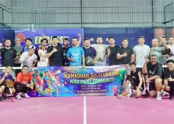 Olahraga Padel Makin Populer di Aceh, Komunitas Gelar Turnamen 'Ramadhan Silaturahmi'