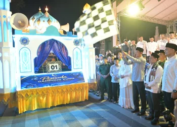 Pawai Takbir Idulfitri 1447 H di Masjid Raya Baiturrahman Disambut Ribuan Warga