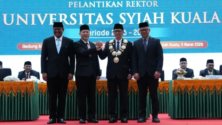 Prof Mirza Tabrani Resmi Dilantik Jadi Rektor Universitas Syiah Kuala