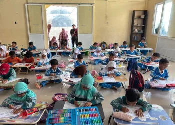94 Anak TK/PAUD Ramaikan Lomba Mewarnai di MIN 29 Aceh Besar, Ajang Kreativitas Sejak Dini