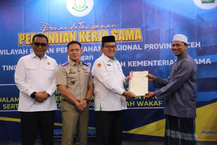 Percepat Sertifikasi Tanah Wakaf di Aceh, Kejati-BPN-Kemenag Perkuat Kolaborasi Cegah Sengketa Hukum