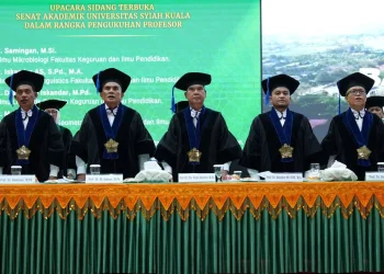 Tambah 5 Profesor, USK Kini Miliki 248 Guru Besar