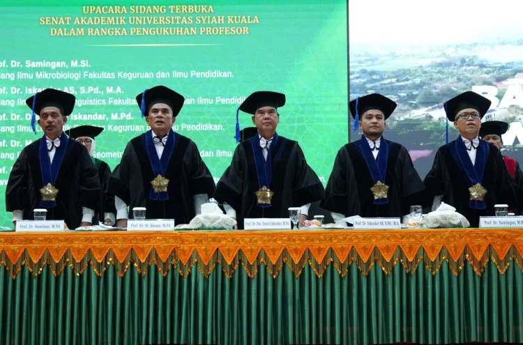 Tambah 5 Profesor, USK Kini Miliki 248 Guru Besar