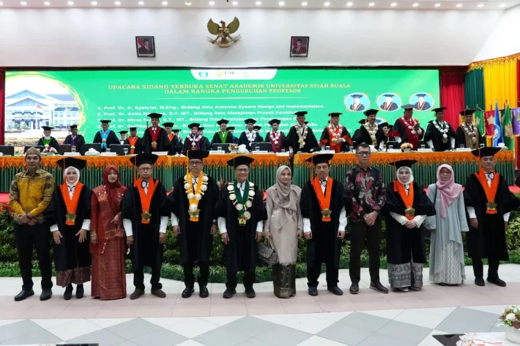 USK Kukuhkan Lima Profesor Baru dari Fakultas Teknik, Ini Bidang Kepakarannya