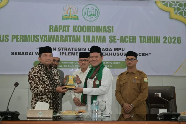 Wagub Aceh Buka Rakor MPU 2026, Tegaskan Peran Ulama Jaga Syariat dan Stabilitas Sosial