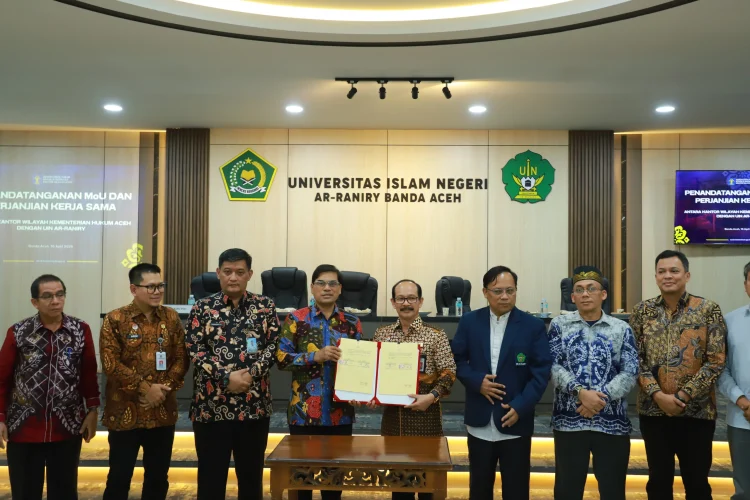 UIN Ar-Raniry dan Kemenkum Aceh Perkuat Sinergi Edukasi Kekayaan Intelektual di Kampus