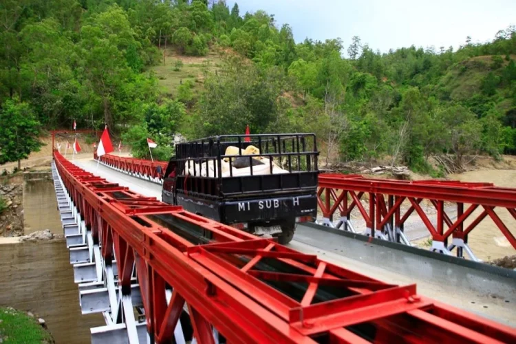 Jembatan Bailey di Aceh Tengah Kembali Hubungkan 5 Desa yang Sempat Terisolir