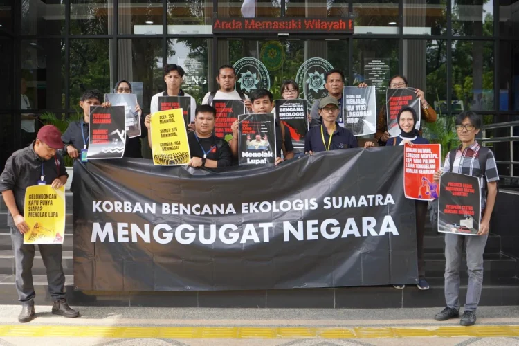 Korban Bencana Ekologis Sumatera Gugat Pemerintah ke PTUN Jakarta
