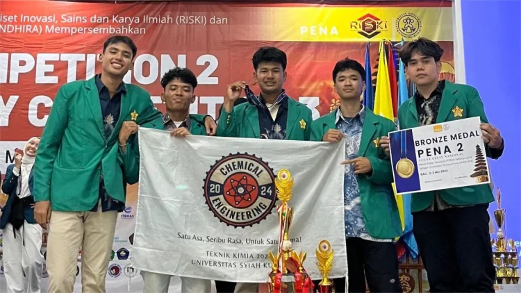 Mahasiswa USK Raih Medali Perunggu di Bali Lewat Inovasi Robust-Shield Berbasis Ampas Kopi