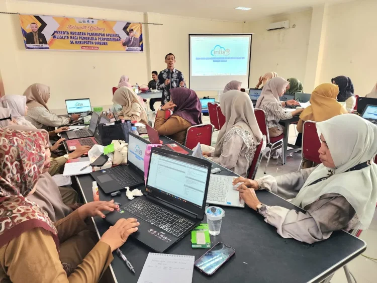 Pengelola Perpustakaan SMA dan Gampong di Bireuen Dilatih Kuasai INLISLite
