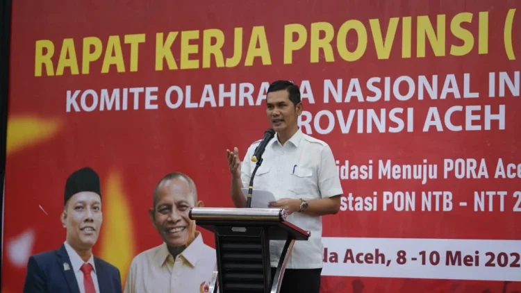 Rakerprov KONI Aceh 2026 Resmi Dibuka, Sekda Tekankan Pembinaan Atlet Berkelanjutan