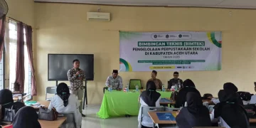 UIN Ar-Raniry Perkuat Kompetensi Pengelola Perpustakaan Sekolah di Aceh Utara