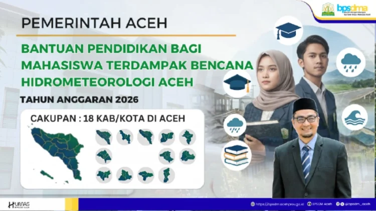 BPSDM Aceh Buka Bantuan Pendidikan bagi Mahasiswa Terdampak Bencana