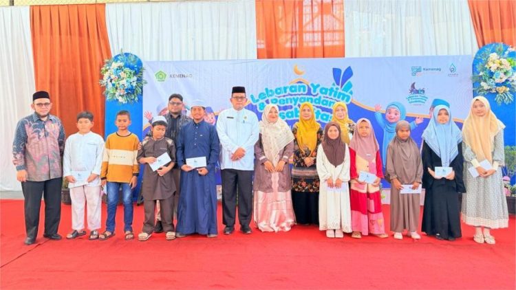 Lebaran Yatim di Aceh, Kemenag Salurkan Ratusan Juta Rupiah untuk Anak Yatim dan Penyandang Disabilitas
