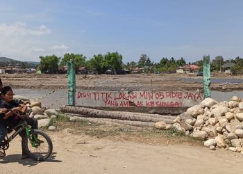 MIN 5 Pidie Jaya yang Hilang Diterjang Banjir Mulai Dibangun Kembali