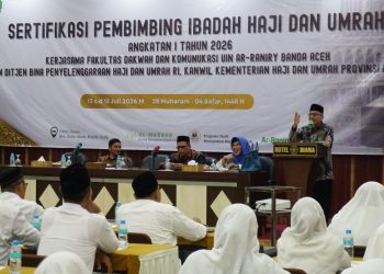 FDK UIN Ar-Raniry Gelar Sertifikasi Pembimbing Ibadah Haji dan Umrah