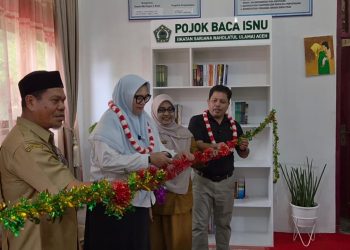 ISNU Aceh Luncurkan 10 Pojok Baca untuk Sekolah Terdampak Bencana, Dimulai dari SMAN 1 Kuala