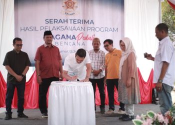 KAGAMA Serahkan 26 Huntara untuk Korban Bencana di Pedalaman Aceh Tamiang