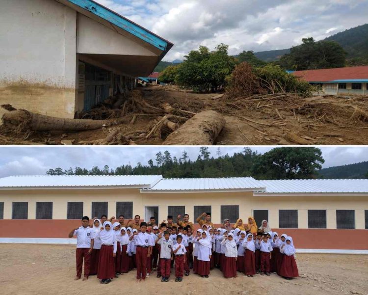 Kabar Baik dari Aceh Tengah, Siswa SDN 10 Linge Mulai Belajar di Ruang Kelas Darurat