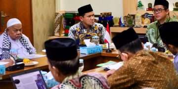 Pemerintah Aceh dan Ulama Temui BWI Pusat, Kawal SStatus Wakaf Blang Padang