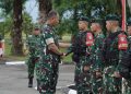 Prajurit Yonif 115/Macan Leuser Aceh Selatan Jalani Pemeriksaan Kesiapan Tugas di Perbatasan RI-PNG