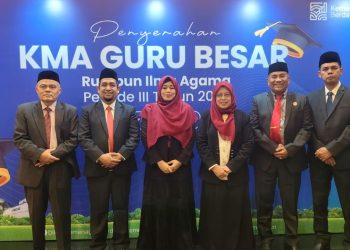 UIN Ar-Raniry Tambah 6 Guru Besar, Jumlah Profesor Kini Capai 66 Orang