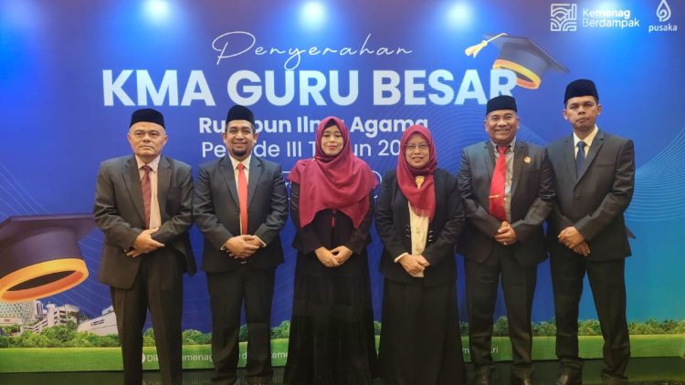 UIN Ar-Raniry Tambah 6 Guru Besar, Jumlah Profesor Kini Capai 66 Orang