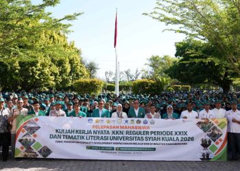 USK Lepas 2.124 Mahasiswa KKN, Fokus Penguatan Kebencanaan dan Literasi
