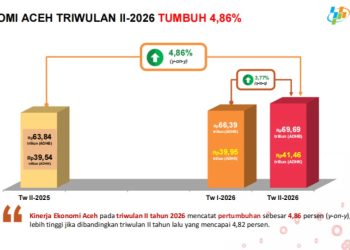 Ekonomi Aceh Tumbuh 4,86 Persen, Pemerintah Jaga Momentum Penguatan