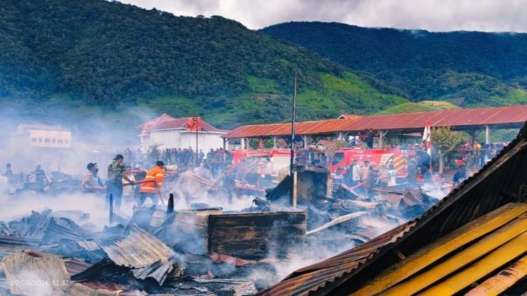 Kebakaran Hebat di Aceh Tengah, 96 Rumah Warga Hangus Terbakar