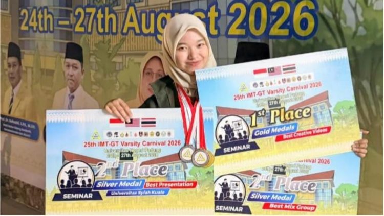 Mahasiswa USK Raih 3 Medali di Ajang Internasional, Angkat Isu Kesehatan Mental Pascabanjir