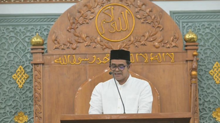 Maulid Nabi di Masjid Raya Baiturrahman, Pesan Gubernur Aceh Teladani Akhlak Rasulullah SAW