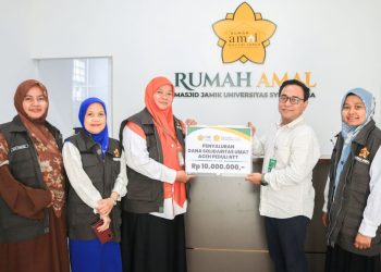 Rumah Amal USK Salurkan Rp10 Juta untuk Korban Bencana Manggarai NTT, Donasi Masih Dibuka
