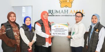 Rumah Amal USK Salurkan Rp10 Juta untuk Korban Bencana Manggarai NTT, Donasi Masih Dibuka