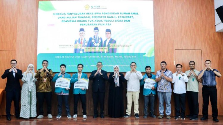 Rumah Amal USK Salurkan Rp567 Juta, 226 Mahasiswa Terima Bantuan UKT