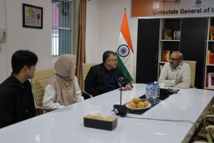 Staf Khusus Wali Nanggroe Aceh Bahas Konektivitas Sabang-Andaman dengan Konsul Jenderal India