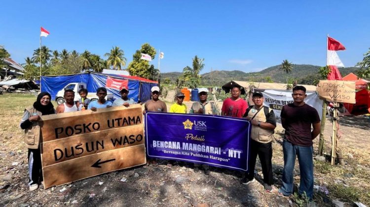 Tim USK Bantu Korban Gempa NTT, Berikan Layanan Medis hingga Pendampingan Trauma