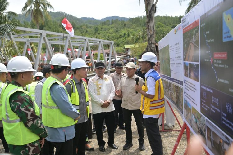 Wapres Gibran Tinjau Jembatan Lumut dan Kendawi di Aceh, Didampingi Wagub Fadhlullah