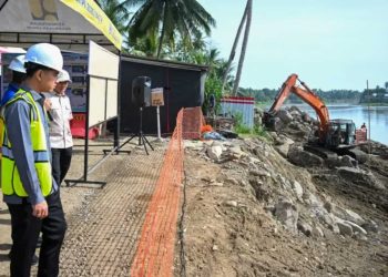 Wapres Gibran Tinjau Pembangunan Jembatan Kuta Blang, Progres Capai 80,5 Persen