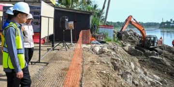 Wapres Gibran Tinjau Pembangunan Jembatan Kuta Blang, Progres Capai 80,5 Persen