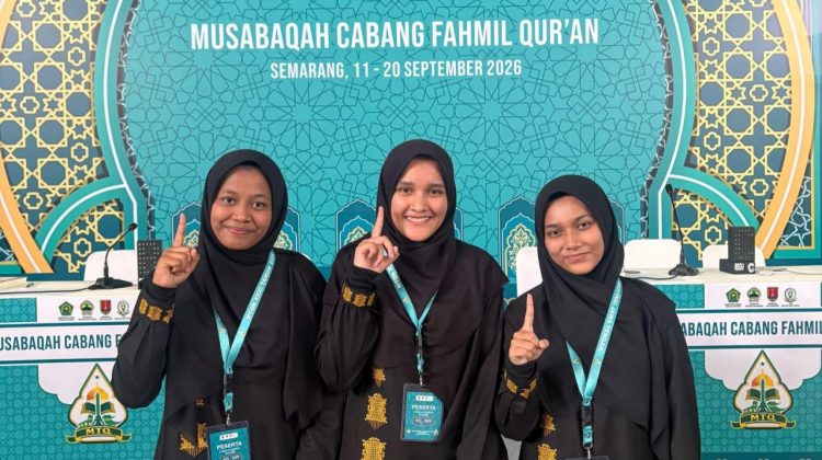 3 Santriwati Insan Qurani Bawa Aceh Juara 1 Fahmil Qur’an MTQ Nasional 2026