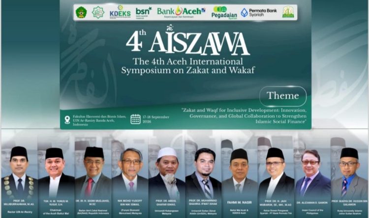 AISZAWA ke-4 di UIN Ar-Raniry, Hasil Riset Zakat dan Wakaf Ditargetkan Jadi Rekomendasi Kebijakan Aceh