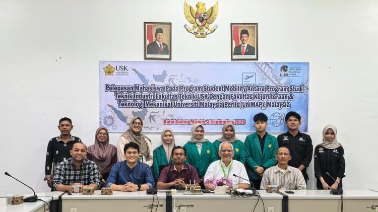 Belajar Sebulan di Malaysia, 4 Mahasiswa Teknik Industri USK Ikuti Program Pertukaran