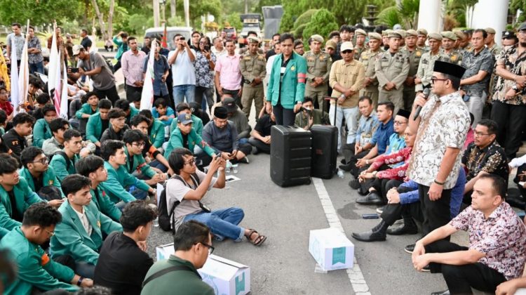 Mahasiswa USK Soroti Pemulihan Pascabencana Aceh, Plt Sekda Buka Ruang Dialog